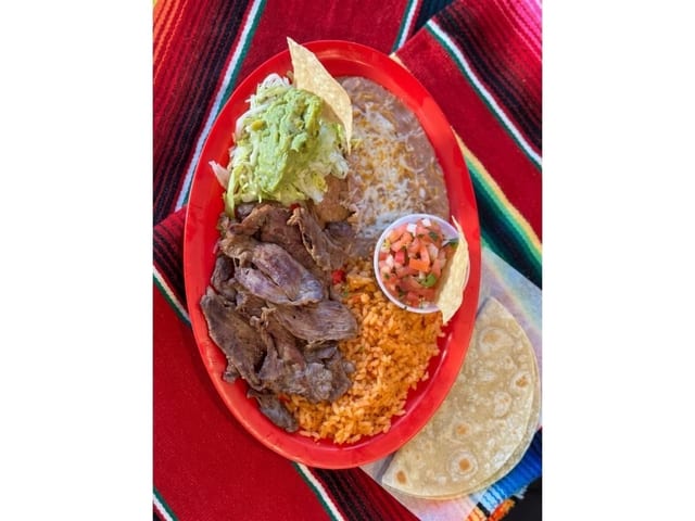 #5 Carne Asada Plate.