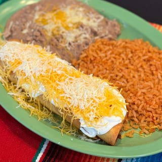 #9 2 Flautas Plate