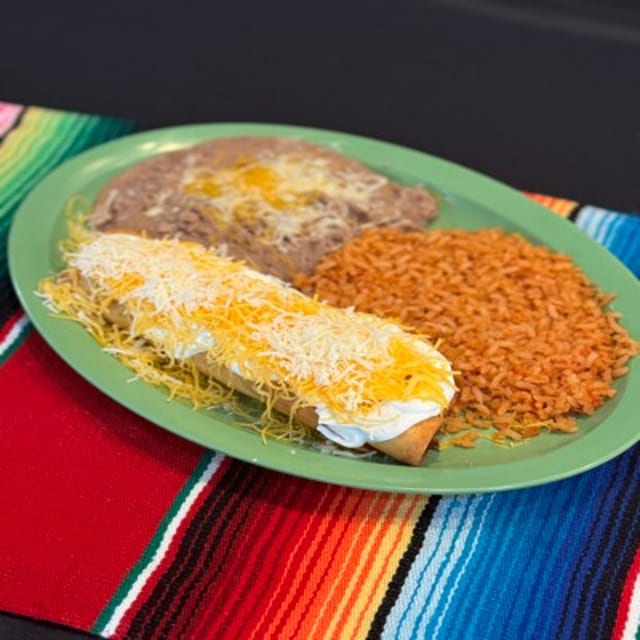 #9 2 Flautas Plate.